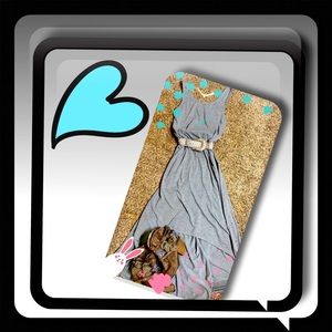 Adorable NWT Heather Gray Hi/Lo Dress